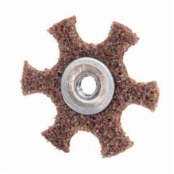 Merit® 08834185926 Surface Preparation Star, 2 in Dia, 1/4-20 Eyelet, Coarse Grade, Aluminum Oxide Abrasive