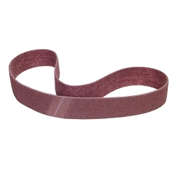 Merit® Surface Prep™ 08834194031 Benchstand Narrow Non-Woven Abrasive Belt, 2-1/2 in W x 60 in L, Medium Grade, Aluminum Oxide Abrasive, Maroon