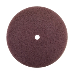 Merit® 66254491135 Standard Back Up Pad Non-Woven Abrasive Disc, 4-1/2 in Dia, Medium Grade, Aluminum Oxide Abrasive, Nylon Backing