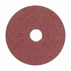 Merit® 66623355595 FX965 Coated Abrasive Disc, 7 in Dia, 7/8 in Center Hole, 50 Grit, Coarse Grade, Ceramic Alumina Abrasive, Center Mount Attachment