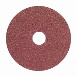 Merit® 66623355596 FX965 Coated Abrasive Disc, 7 in Dia, 7/8 in Center Hole, 60 Grit, Medium Grade, Ceramic Alumina Abrasive, Center Mount Attachment