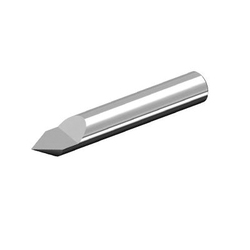 MICRO 100® RNC-187-13 Engraving Cutter, Conical Point Shape, 0.004 in Dia Tip, 7/16 in L of Cut, Single End