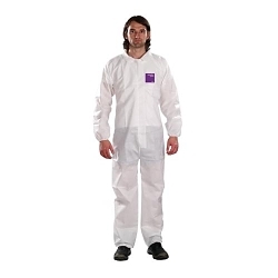 AlphaTec® by AlphaTec® WH15-S-92-100-02 1500 Coverall, White, SMS Fabric