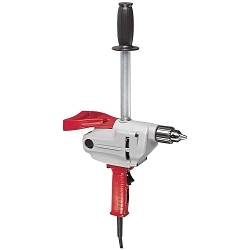 Milwaukee® 1660-6 Compact Grounded Electric Drill, 1/2 in Keyed Chuck, 120 V AC, 450 rpm Speed, 12-1/4 in OAL