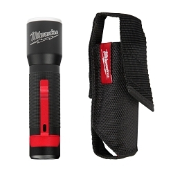 Milwaukee® 2107S Cordless Focusing Flashlight With Holster, LED Bulb, Aluminum Housing, 325 Lumens