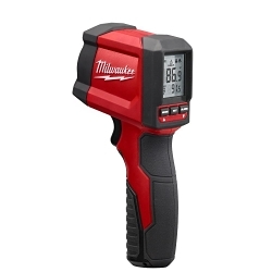Milwaukee® 2267-20NST NIST Infrared Thermometer, -22 to 752 deg F, +/-2 % Accuracy, 10:1 Focus Spot, 0.95 Fixed, 9V Battery