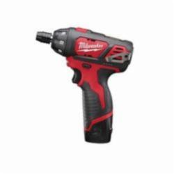 Milwaukee® 2401-21 Cordless Screwdriver Kit, 1/4 in Chuck, 12 VDC, 175 in-lb Torque, Li-Ion Battery