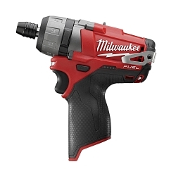 Milwaukee® M12™ FUEL™ 2402-20 Compact Cordless Screwdriver, 1/4 in Chuck, 12 V DC, 325 in-lb Torque, Li-Ion Battery