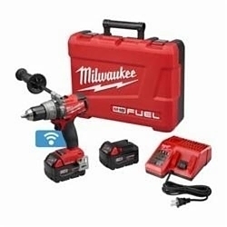 Milwaukee® M18 FUEL™ 2706-22 Cordless Hammer Drill/Driver Kit, 1/2 in Keyless Chuck, 18 VDC, 0 to 550/0 to 2000 rpm No-Load, Li-Ion Battery