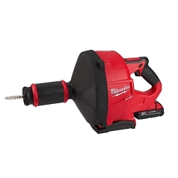 Milwaukee® M18 FUEL™ 2772A-21 Kit Cordless Drain Gun Kit, 1-1/4 to 3 in Drain Line, 50 ft Max Run, 18 V DC, Plastic Housing