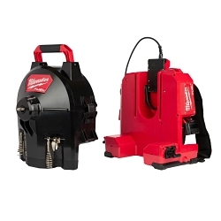 Milwaukee® M18 FUEL™ 2775B-211 Kit Cordless Drain Gun Kit, 1-1/4 to 4 in Drain Line, 100 ft Max Run, 18 V DC, HDPE Drum Housing