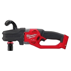 Milwaukee® 2808-20 M18™ FUEL™ Hole Hawg™ Cordless Right Angle Drill, QUIK-LOK™ Chuck, 18 V, 1550 rpm No-Load, 15.6 in OAL, Li-Ion Battery