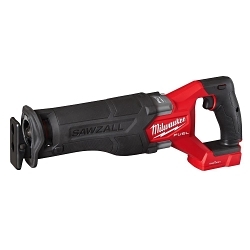 Milwaukee® 2822-20 M18 FUEL™ SAWZALL® Cordless Reciprocating Saw With Integrated Work Light, Keyless Adjustable Shoe and Keyless Blade Clamp, 1-1/4 in L Stroke, 0 to 3000 spm, 18 V DC, 18 in OAL