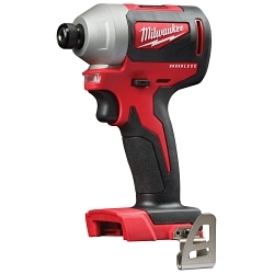 Milwaukee® 2850-20 Compact Brushless Reversible Variable Speed Impact Driver, 1/4 in Hex Drive, 4200 bpm, 1600 in-lb Torque, 18 V, 5.1 in OAL
