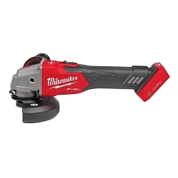 Milwaukee® 2883-20 M18™ FUEL™ Cordless Angle Braking Grinder With ONE-KEY™ Paddle Switch, 5 in Dia Wheel, 5/8-11 UNC Arbor/Shank, 18 V, Li-Ion Battery, Slide Switch