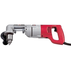 Milwaukee® 3107-6 Grounded Right Angle Drill Kit, 1/2 in Keyed Chuck, 120 V AC, 500 rpm Speed, 16-3/4 in OAL