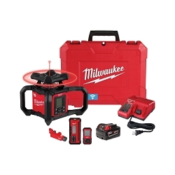 Milwaukee® 3704-21 M18™ Exterior Rotary Laser, 4000 ft Measuring, 1/16 in Horizontal/1/8 in Vertical Accuracy, Power Source: 18 V Lithium-Ion Battery