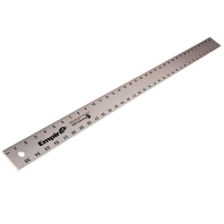 EmpireĀ® 4003 Heavy Duty Straight Edge Ruler, Graduations 1/16 in, Aluminum