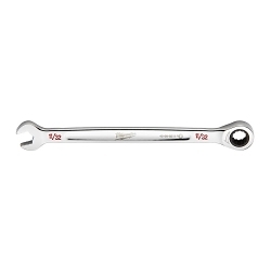 Milwaukee® 45-96-9211 Ratcheting Standard Length Combination Wrench, 11/32 in Wrench, 12 Points, 6.14 in OAL, Steel