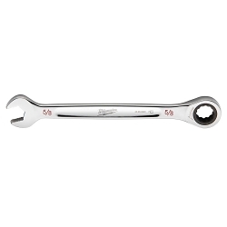 Milwaukee® 45-96-9220 Ratcheting Standard Length Combination Wrench, 5/8 in Wrench, 12 Points, 8.58 in OAL, Steel