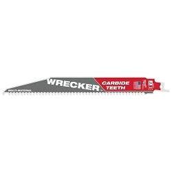 Milwaukee® 48-00-5342 WRECKER™ Multi-Purpose Reciprocating Saw Blade, 9 in L, 6