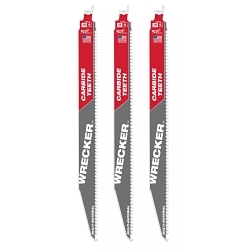Milwaukee® 48-00-5343 WRECKER™ Multi-Purpose Reciprocating Saw Blade, 12 in L, 6