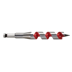 Milwaukee® 48-13-0373 Short Ship Auger Bit, 3/8 in Dia, 6 in OAL, 3 in L Wide Flute, 5/16 in Shank