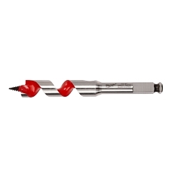Milwaukee® 48-13-0813 Heavy Duty Solid Center Ship Auger Bit, 13/16 in Dia, 6 in OAL, 3 in L, 7/16 in Shank