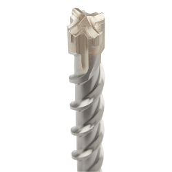 Milwaukee® 48-20-3902 2-Cutter Rotary Hammer Drill Bit, 1/2 in Drill Bit, 1/2 in SDS-Max Shank, 8 in D Cutting, Carbide Cutting Edge, 13 in OAL