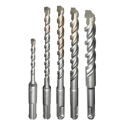 Milwaukee® Magnum™ 48-20-7490 Rotary Hammer Drill Bit Set, 5 Pieces, For Use With 3/16 in, 1/4 in Concrete Screw, Hex Washer Head and Flat Head Screw, Carbide