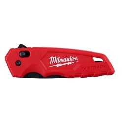 Milwaukee® FASTBACK™ 48-22-1530 Spring Assisted Folding Knife, Stainless Steel Tanto Blade, Serrated Edge, Slide-Lock Opening
