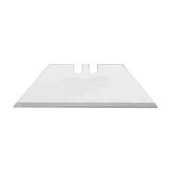 Milwaukee® 48-22-1900 100-Piece General Purpose Utility Blade With Dispenser, Micro Carbide Metal, Sharp Point/Straight Edge, 2-3/8 in L x 3/4 in W Blade, Compatible With: Milwaukee® Most Standard Utility Knives, 0.025 in THK