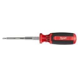Milwaukee® 48-22-2133 9-in-1 General Purpose Multi-Bit Screwdriver, 9 Pieces, Phillips®/Torx® Point, Ergonomic Grip Handle, Steel