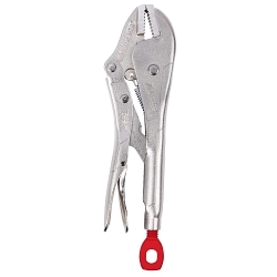 Milwaukee® TORQUE LOCK™ 48-22-3510 1-Handed Lever Locking Plier, 1-3/4 in Nominal, 1-15/64 in L x 5/8 in W x 5/8 in THK Alloy Steel Straight Jaw, 10 in OAL
