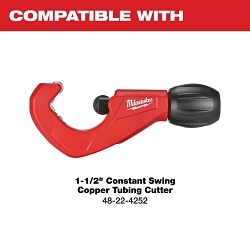 MilwaukeeĀ® 48-22-4257 3-Piece Replacement Reaming Blade, Black Oxide, For Use With Constant Swing Copper Tubing Cutter