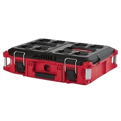 Milwaukee® PACKOUT™ 48-22-8424 Waterproof Flip Latch Tool Box, 6.6 in H x 16.1 in W x 22.1 in D