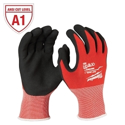Milwaukee® 48-22-8900 Breathable Unisex Gloves, S, Nylon/Lycra Blend, Knit Wrist Cuff, Resists: Cut and Puncture, ANSI Cut-Resistance Level: A1, ANSI Puncture-Resistance Level: 1