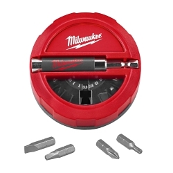 Milwaukee® 48-32-1700 Magnetic Insert Bit Puck Set, 20 Pieces, 1/4 in Hex Shank, S2 Steel