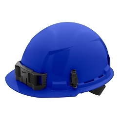 Milwaukee® 48-73-1104 Front Brim Hard Hat, 6-1/2 in Fits Mini Hat, 8-1/2 in Fits Max Hat, HDPE, 4-Point Ratchet Suspension, ANSI Electrical Class Rating: Class E, ANSI Impact Rating: ANSI/ISEA Z89.1 Type I, Quick Adjustment