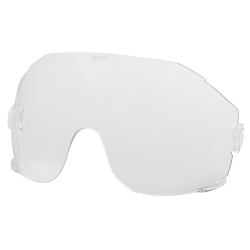 Milwaukee® 48-73-1450 Eye Visor, Clear, Polycarbonate, 4.33 in H x 6.3 in W, For Use With Place of Safety Glasses