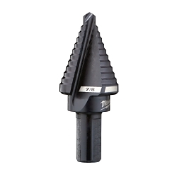 Milwaukee® 48-89-9207 Step Drill Bit, 7/8 in Dia Min Hole, 7/8 in Dia Max Hole, 1 Step, HSS, 1 Hole Size, 3/8 in Shank