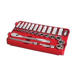 Milwaukee® 48-22-9481T Storage Tray, 3/8 in Drive, 28 Pieces, 12.01 in OAL