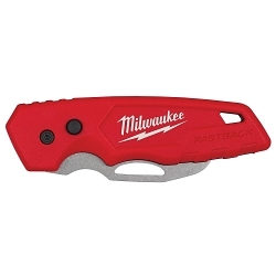 Milwaukee® Fastback™ 48-22-1526 Lockable Folding Pocket Knife, Stainless Steel Hawkbill Blade, 2.45 in L Blade