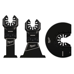 Milwaukee® 49-10-9004 OPEN-LOK™ End Cut Blade Set, For Use With Oscillating Multi-Tool, High Carbon Steel