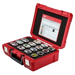 Milwaukee® EXACT™ 49-12-KITA U-Style Crimping Tool Die Kit, 16 Pieces, Stainless Steel