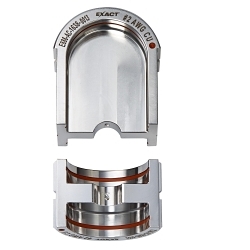 Milwaukee® EXACT™ FORCE LOGIC™ 49-12-U002C U Style Crimping Tool Die, 2 AWG Copper Cable, Stainless Steel