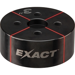 Milwaukee® EXACT™ 49-16-2674 Knockout Die, 3 in Conduit/Pipe, Steel, 10 ga Mild Steel/12 ga Stainless Steel