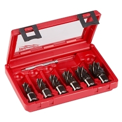 Milwaukee® 49-22-8400 6-Piece Annular Cutter Kit, 1 in D Cutting, 6 Pieces, For Use With Magnetic Drill Press, HSS
