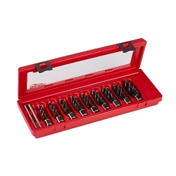 Milwaukee® 49-22-8410 9-Piece Annular Cutter Kit, 2 in D Cutting, 9 Pieces, For Use With Magnetic Drill Press, HSS