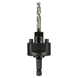 Milwaukee® 49-56-7250 Large Thread Quick-Change Universal Hole Saw Arbor, 5/8-18 Arbor, 3/8 in, Steel